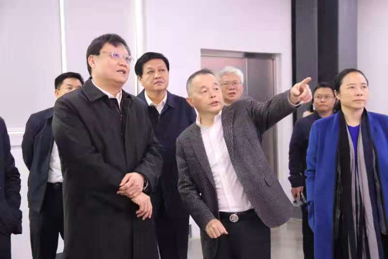 湖南省委常委、省國資委書記等赴邵陽調(diào)研國資國企工作方案考察團來我公司調(diào)研